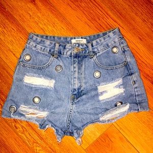 Denim Midi shorts!!!